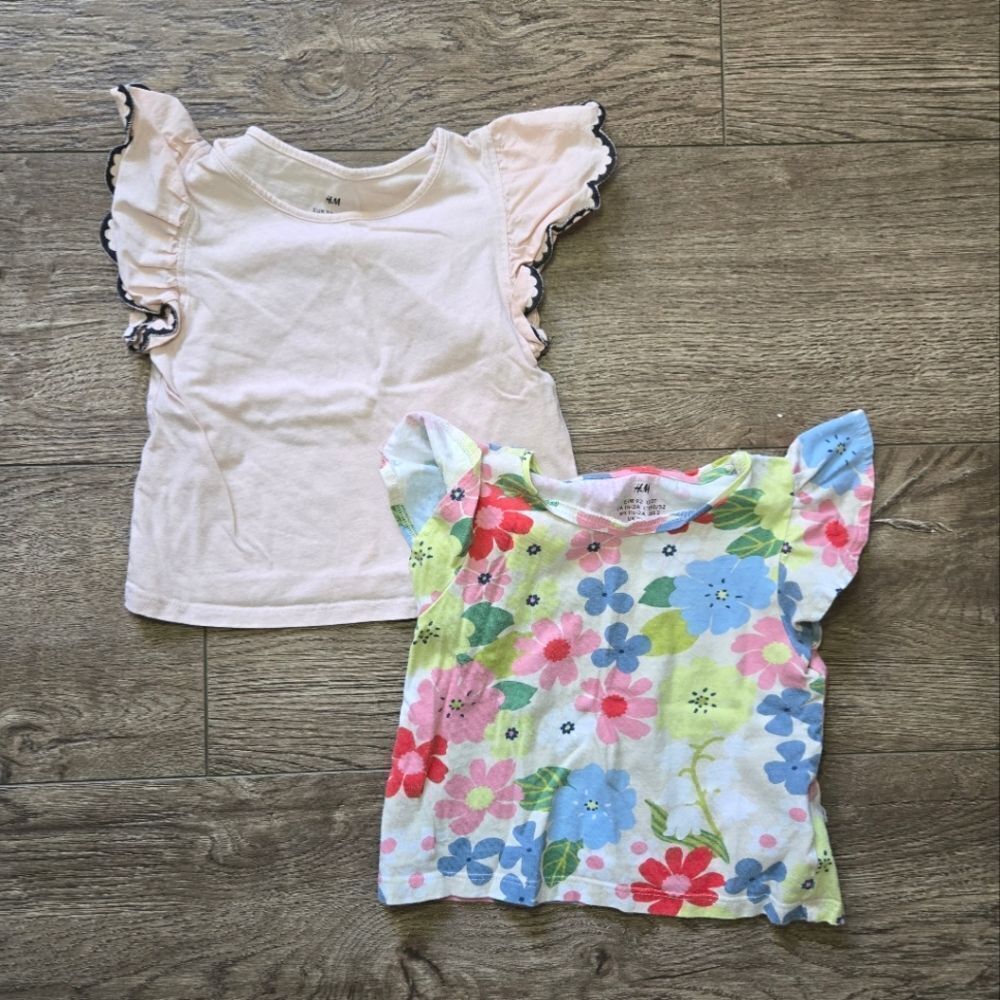 H&M tshirt bundle 18-24 m